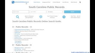 South Carolina Public Records Search (Access A Multitude Of Databases)