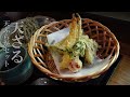 ミシュラン掲載 そば処 水月「滝を見ながら」慈恩の滝 大分県 soba buckwheat noodles restaurant・tempura・michelin guide