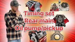 Assembling Gen 3 5.3 PART 5: How to install Timing Set/Cover, Oil pump/Pickup Tube/Pan & Rear main