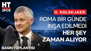 Solskjaer, Twente Mağlubiyeti Sonrası Açıklamalarda Bulundu - Basın Toplantısı