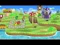 new super mario bros wii u full game 100% walkthrough 2 player