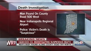 Hancock County investigating suspicious death