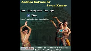 Meetkalakar - FB live | Andhra Natyam by Pavan Kumar | Classical dance of Telangana #Keerthana