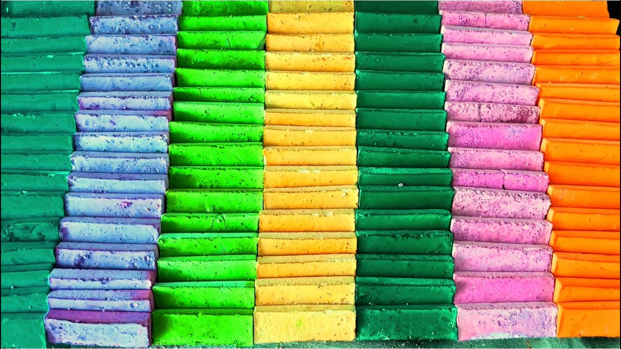 Multi Color Reforms Gym Chalk Crush Oddly Satisfying Asmr Repost