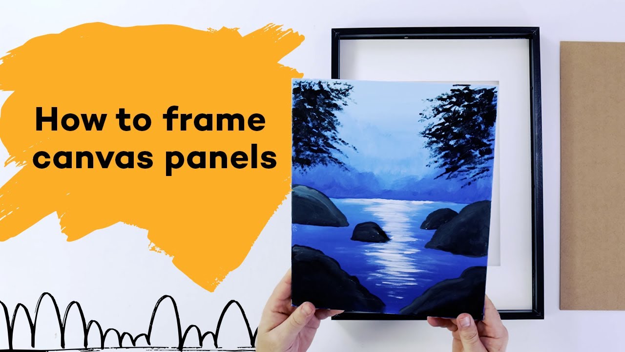 How To Frame A Canvas Board Painting Infoupdate Org