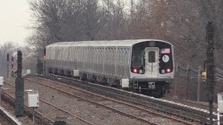 NYC Subway HD 60fps: Bombardier R179 Galore 12/21/16 [10-Car Test Train + First 4-Car Set Delivery]