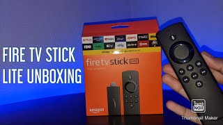 Amazon Fire TV Stick Lite Unboxing
