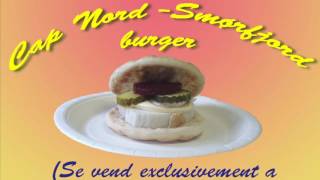 Smørfjord burger pour le tourist du Cap Nord