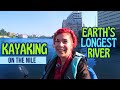 Kayaking on the Nile River in Cairo | Egypt Vlog 186 | تجديف بالكاياك في النيل