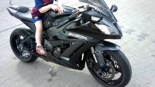 2012 BLACK KAWASAKI ZX10R FULL EXHAUST M4 GP   ZX 10 R