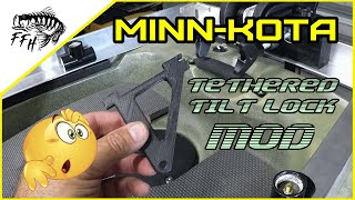 Minn-Kota Endura C2 Tethered Tilt Lock Mod - Florida Fish Hunter