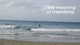 what is friendship to you?