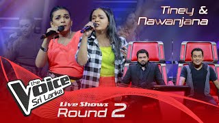 Tiney \u0026 Nawanjana | Bamara Pahasa (බඹර පහස) | Live Shows Rounds 02 | The Voice Sri Lanka