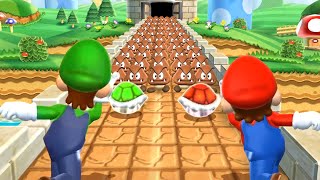 Mario Party 9 MiniGames - Mario Vs Luigi Vs Yoshi Vs Waluigi (Master Cpu)