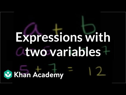 Expressions with two variables