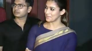 Actress Nayanthara watch Aramm movie with fans in chennai theatre