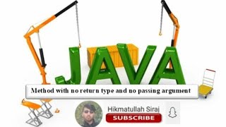 Function in Java (Pashto)||Method with no return value and no passing argument#02
