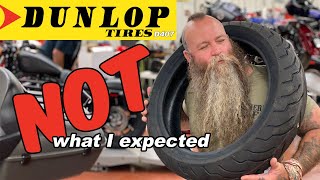 Dunlop D407 Stock Tire splitting | Harley-Davidson Stock HD Motorcycle Rear Tires | Touring Bike