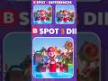 Sopt The Difference🏎🩵🪼||Mario|| #quiz #mario #spotthedifference