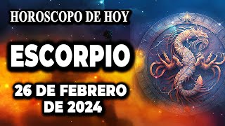 ⚠️ 𝐄𝐬𝐭𝐨 𝐭𝐞 𝐨𝐜𝐮𝐥𝐭𝐚𝐧 👀 Escorpio ♏ 26 de Febrero de 2024|Horóscopo de hoy
