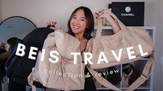 MY BEIS COLLECTION \u0026 REVIEW: sport duffle, cargo backpack, packable backpack \u0026 more (ft. TEMU)