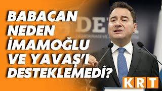 DEVA Partisi neden CHP ile iş birliği yapmadı? Deva Partisi Genel Başkanı Ali Babacan cevapladı