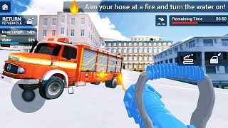 Fire Truck Driving Simulator 🚒 Real Emergency Services Android GamePlay