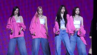 250130 aespa - Spicy + Pink Hoodie | SYNK : PARALLEL LINE Tour in Oakland [4K Fancam]