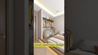 Small bedroom design | small room design |  #housedesign  #shorts # Interior design
