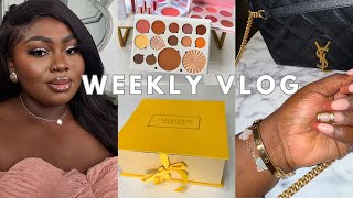 A HEALTHY AND PRODUCTIVE WEEK IN MY LIFE | Cooking, Cleaning, SELF-CARE, Grocery Haul \u0026 PR Unboxing