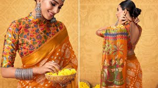 lahariya saree surat #special #bandhani #saree #lehariya #saree |contact |direct |factory |surat str