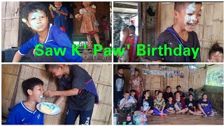 NP family happy with Saw K' Paw in his birthday #KMP