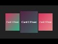 3D Card Flip Animation On Hover Using Only HTML And CSS