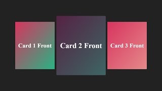 3D Card Flip Animation On Hover Using Only HTML And CSS