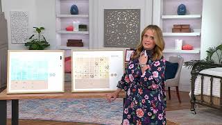 24" Wipeable Monthly Wall Calendar by Lauren McBride on QVC