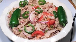 ፍትፍት የቲማቲም እና የቃሪያ fitfit | Tomatoes with Jalapeno fetfet