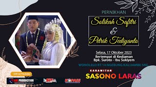 live Seni Tayub SASONO LARAS - Wedding Solikah & Petrik - SPM Audio - AM Pro - Wonolelo,171023