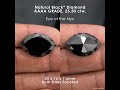 TOP AAAA 25 CARAT Natural Black Diamond Marquise Both sides faceted 25x16mm