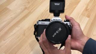 Nikon FM2底片相機填裝底片