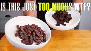 What the Most EXPENSIVE Beef Jerky Taste Like? - Japanese Wagyu A5 Beef Jerky Ex