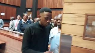 Serial killer Sifiso Mkhwanazi leaves court after being handed six life terms.