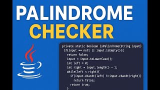 Java Palindrome Checker | Easy Java Coding Tutorial for Beginners 🖥️✨