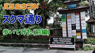 バリ島ウブド・スクマ通りを歩いてみました(前編)/Bali street view-Jl.Sukma,Ubud Vol.01