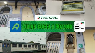 🚉🕧 LUNGA attesa a BOZZOLO I ALe 582 001 in SOSTA e (NON sono da SOLO)