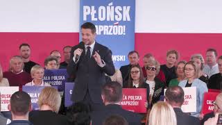 Rafał Trzaskowski - spotkanie w Płońsku