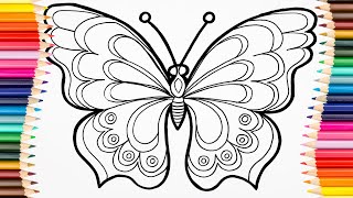 How to Draw a Butterfly