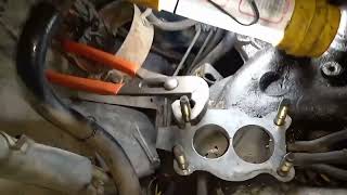 Removing 1.9L isuzu pup carb/weber swap pt.1