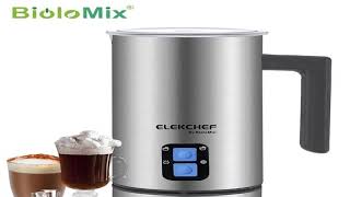 BioloMix Upgraded 4 in 1 Coffee Milk Frother Frothing Foamer Automatic Milk Warm