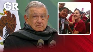 Garantiza AMLO que seguirá adelante la 4T