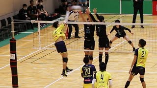 【2021天皇杯】筑波大学vs堺ブレイザーズ　第２セット　【男子バレーボール全日本選手権】